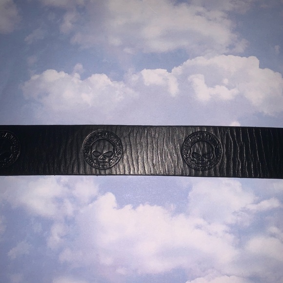 HARLEY DAVIDSON Black Skull Belt - Picture 2 of 4